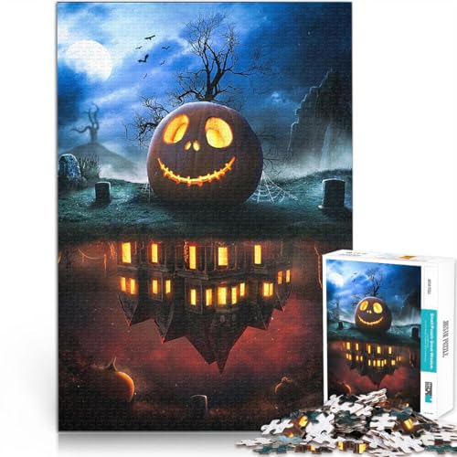 Kürbishaus Puzzle für Erwachsene mit 1000 Teilen Stressabbau – Staycation – Zeit totschlagen Heimdekoration Spielzeug 38x26cm Kürbishaus Puzzle für Erwachsene mit 1000 Teilen Stressabbau – Staycation – Zeit totschlagen Heimdekoration Spielzeug 38x26cm von SYUNFEI