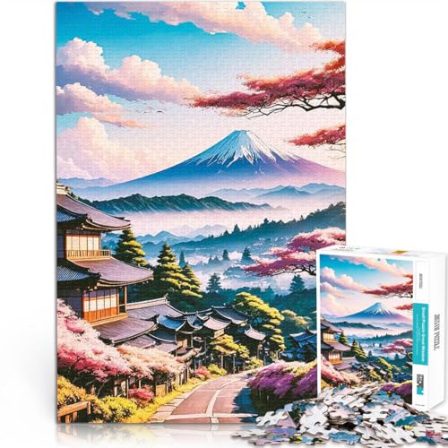 Landschaft im japanischen Stil Puzzle 1000 Teile für Erwachsene Quizspiel Lustige Aktivitäten für zu Hause, Geburtstagsgeschenk, Reisegeschenk, 38x26cm Landschaft im japanischen Stil Puzzle 1000 Teile für Erwachsene Quizspiel Lustige Aktivitäten für zu Hause, Geburtstagsgeschenk, Reisegeschenk, 38x26cm von SYUNFEI