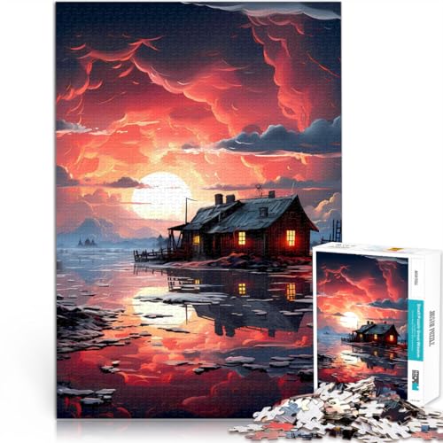 Landschaftskunst 2000-teiliges Puzzle für Teenager Anspruchsvolles Spiel und Familienspaß Eltern-Kind-Interaktion 70x100cm von SYUNFEI