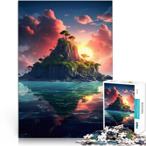 Meeresinsel 1000-teilige Puzzles für Teenager Gehirnintelligenz-Herausforderung süchtig machendes Spielzeug Heimdekoration 38x26cm Meeresinsel 1000-teilige Puzzles für Teenager Gehirnintelligenz-Herausforderung süchtig machendes Spielzeug Heimdekoration 38x26cm von SYUNFEI