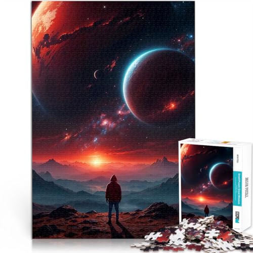 Mensch vs. Universum 1000-teilige Puzzles für Teenager Lernspiele Heimdekoration Jedes Stück ist einzigartig – Anspruchsvolles Familienspiel 38x26cm Mensch vs. Universum 1000-teilige Puzzles für Teenager Lernspiele Heimdekoration Jedes Stück ist einzigartig – Anspruchsvolles Familienspiel 38x26cm von SYUNFEI