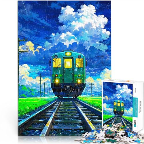 Morgenzug 1000-teilige Puzzles für Erwachsene Helfen Sie dem Gehirn, süchtig machende Spielzeuge zu trainieren, um Geduld zu entwickeln Wohnkunstdekor 38x26cm Morgenzug 1000-teilige Puzzles für Erwachsene Helfen Sie dem Gehirn, süchtig machende Spielzeuge zu trainieren, um Geduld zu entwickeln Wohnkunstdekor 38x26cm von SYUNFEI