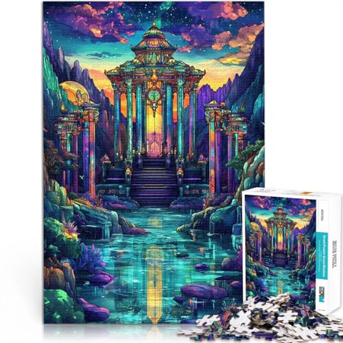 Mystischer asiatischer Tempel 1000-Teile-Puzzle für Teenager Familienspaß Wanddekoration Einzigartige Geburtstags 38x26cm Mystischer asiatischer Tempel 1000-Teile-Puzzle für Teenager Familienspaß Wanddekoration Einzigartige Geburtstags 38x26cm von SYUNFEI