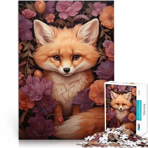Niedlicher Fuchs in Herbstblumen Puzzle 1000 Teile für Jugendliche Denkspiel Wanddekoration Einzigartige Geburtstags 38x26cm Niedlicher Fuchs in Herbstblumen Puzzle 1000 Teile für Jugendliche Denkspiel Wanddekoration Einzigartige Geburtstags 38x26cm von SYUNFEI