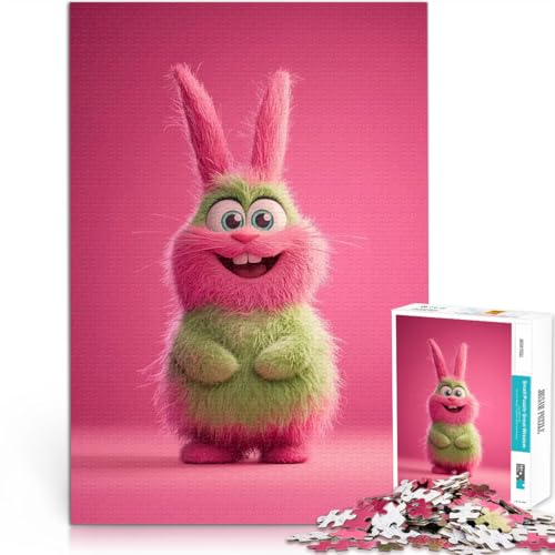 Niedliches rosa und grünes Häschen Teenager-Puzzle 2000 Teile Denkspiel Wanddekoration Einzigartige Geburtstags 70x100cm Niedliches rosa und grünes Häschen Teenager-Puzzle 2000 Teile Denkspiel Wanddekoration Einzigartige Geburtstags 70x100cm von SYUNFEI