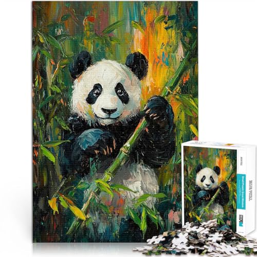 Panda im Bambuswald 1000-teilige Puzzles für Erwachsene Spielzeug Lernspiele Stressabbau Lernspiel für Geburtstag, Weihnachten 38x26cm Panda im Bambuswald 1000-teilige Puzzles für Erwachsene Spielzeug Lernspiele Stressabbau Lernspiel für Geburtstag, Weihnachten 38x26cm von SYUNFEI