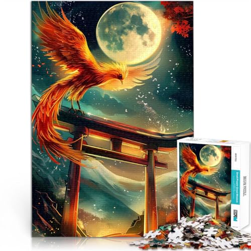 Phoenix Rising Torii 1000-teilige Puzzles für Teenager Anspruchsvolles Spiel und Familienspaß Tolles Geschenk für Spiele 38x26cm von SYUNFEI