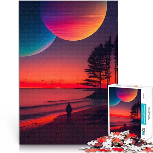 Planet am Strand 1000-teilige Puzzles für Teenager Trainieren Sie Ihr Gehirn und Ihre Hände Einzigartige Wohndekoration und Geschenke 38x26cm Planet am Strand 1000-teilige Puzzles für Teenager Trainieren Sie Ihr Gehirn und Ihre Hände Einzigartige Wohndekoration und Geschenke 38x26cm von SYUNFEI
