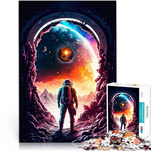 Planetenkollision 1000-teiliges Puzzle für Erwachsene Spielzeug für die ganze Familie Lustige Aktivitäten für zu Hause, Geburtstagsgeschenk, Reisegeschenk, 38x26cm von SYUNFEI