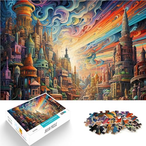 Psychedelisches Stadtkunstwerk 1000-teilige Puzzles für Erwachsene Stressabbau-Spielzeug Wunschliste mit dem Weihnachtsmann 38x26cm Psychedelisches Stadtkunstwerk 1000-teilige Puzzles für Erwachsene Stressabbau-Spielzeug Wunschliste mit dem Weihnachtsmann 38x26cm von SYUNFEI
