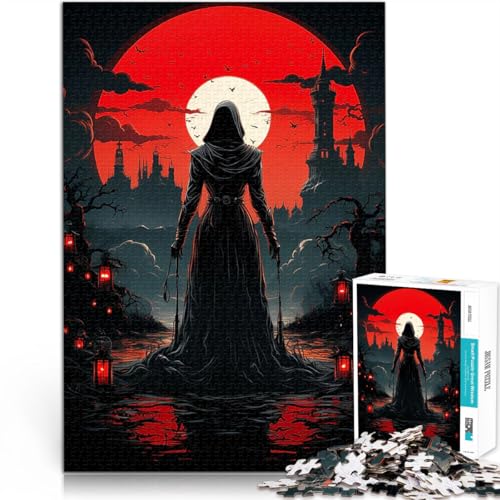 Purpurne Sonnenfinsternis 1000-teiliges Puzzle für Teenager Spielzeug-Intellektuelles Spiel Künstlersammlung, Bildende Kunst 38x26cm Purpurne Sonnenfinsternis 1000-teiliges Puzzle für Teenager Spielzeug-Intellektuelles Spiel Künstlersammlung, Bildende Kunst 38x26cm von SYUNFEI