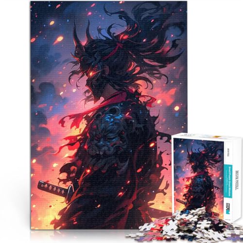 Purpurroter Oni-Krieger 1000-teiliges Puzzle für Teenager lustige Spiele für die ganze Familie Tolles Geschenk für Spiele 38x26cm Purpurroter Oni-Krieger 1000-teiliges Puzzle für Teenager lustige Spiele für die ganze Familie Tolles Geschenk für Spiele 38x26cm von SYUNFEI
