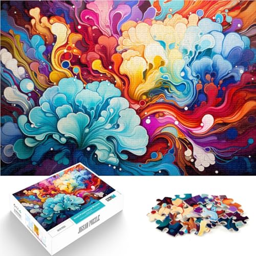 Puzzle, Farbkunst-Puzzle, 2000 Teile, Puzzles für Erwachsene und Kinder, 70 x 100 cm, graue Kartenpuzzles, geeignet für Erwachsene, Heimdekoration, Puzzles von SYUNFEI