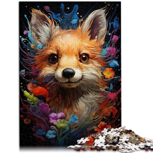 Puzzle für Erwachsene mit 1000 Teilen, Malen, Fuchs, pädagogische Herausforderung, Weihnachtswunschliste mit Weihnachtsmann, 19,7 x 29,5 Zoll, Puzzle für Erwachsene mit 1000 Teilen, Malen, Fuchs, pädagogische Herausforderung, Weihnachtswunschliste mit Weihnachtsmann, 19,7 x 29,5 Zoll, von SYUNFEI