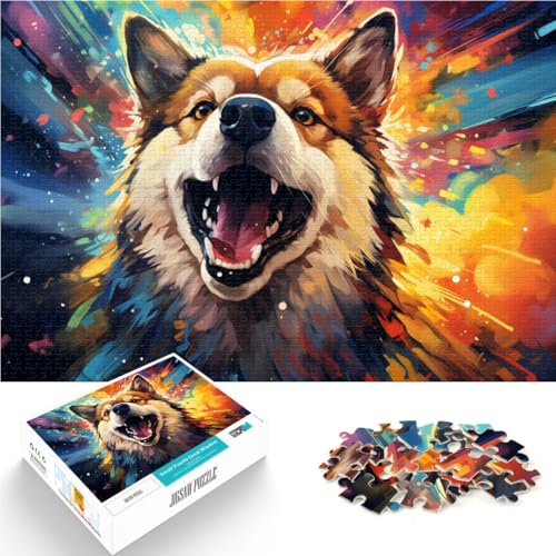 1000-teiliges Puzzle für Erwachsene, Mal- und Malhund, Lernspielzeug, tolles Geschenk für die ganze Familie,38x52cm, für Teenager ab 14 Jahren 1000-teiliges Puzzle für Erwachsene, Mal- und Malhund, Lernspielzeug, tolles Geschenk für die ganze Familie,38x52cm, für Teenager ab 14 Jahren von SYUNFEI