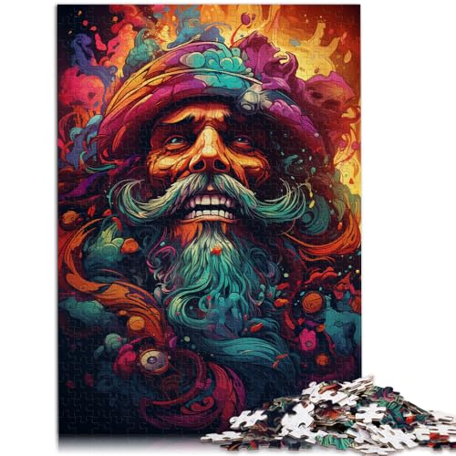 Puzzle für Erwachsene mit 1000 Teilen, Malen, Farbe, Piratenkapitän, Denkspiel, Weihnachtspuzzle, Geschenke, 26x38cm, Geeignet für Jugendliche ab 14 Jahren Puzzle für Erwachsene mit 1000 Teilen, Malen, Farbe, Piratenkapitän, Denkspiel, Weihnachtspuzzle, Geschenke, 26x38cm, Geeignet für Jugendliche ab 14 Jahren von SYUNFEI
