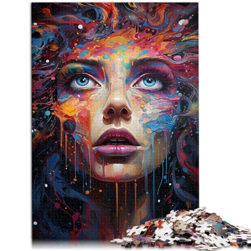 Puzzle für Erwachsene, 2000 Teile, Malen, Farbe, Mädchen, Quizspiel, tolles Geschenk für die ganze Familie, 27,56 x 39,37 Zoll, geeignet für Kinder und Jugendliche ab 14 Jahren von SYUNFEI