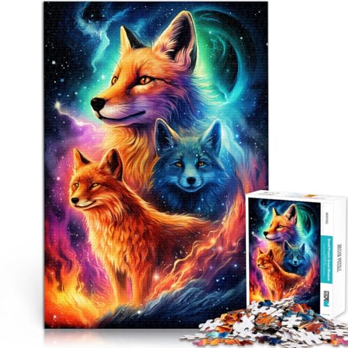 Puzzle für Erwachsene, 1000 Teile, Cosmic Fox, anspruchsvolles Spiel, 50x75cm, für Teenager ab 14 Jahren von SYUNFEI