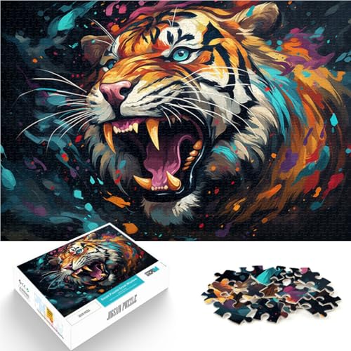 2000-teiliges Puzzle für Erwachsene, Tigerspiel, Spielzeug, Herausforderung für die Gehirnintelligenz, süchtig machendes Spielzeug, 70 x 100 cm, 2000-teiliges Puzzle für Erwachsene, Tigerspiel, Spielzeug, Herausforderung für die Gehirnintelligenz, süchtig machendes Spielzeug, 70 x 100 cm, von SYUNFEI