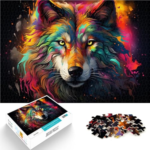 1000-teiliges Puzzle für Erwachsene, Wolfsspiel, Spielzeug, Wanddekoration, einzigartige Geburtstags, 50 x 75 cm, 1000-teiliges Puzzle für Erwachsene, Wolfsspiel, Spielzeug, Wanddekoration, einzigartige Geburtstags, 50 x 75 cm, von SYUNFEI