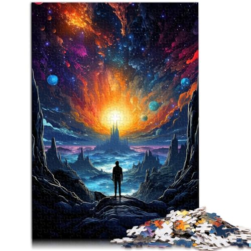Puzzle für Erwachsene mit 1000 Teilen, psychedelische Landschaft, Denkspiel, anspruchsvolles Puzzlespiel und Familienspiel,38x52cm Puzzle für Erwachsene mit 1000 Teilen, psychedelische Landschaft, Denkspiel, anspruchsvolles Puzzlespiel und Familienspiel,38x52cm von SYUNFEI