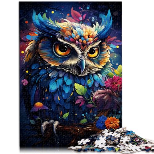 Puzzle für Erwachsene mit 1000 Teilen, Malen, Farbe, Tier, Eule, Denksportaufgabe für Lernspiel zum Geburtstag, Weihnachten,38x52cm Puzzle für Erwachsene mit 1000 Teilen, Malen, Farbe, Tier, Eule, Denksportaufgabe für Lernspiel zum Geburtstag, Weihnachten,38x52cm von SYUNFEI