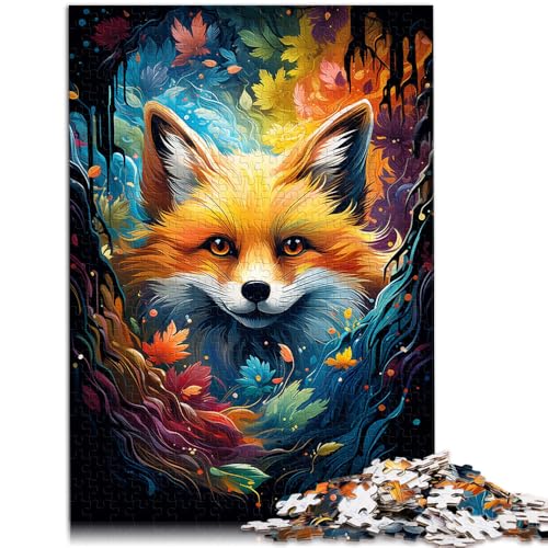 1000-teiliges Puzzle Erwachsene, Gemälde eines Fuchses, Quizspiel, Herausforderung der Gehirnintelligenz, süchtig machendes Spielzeug, 50 x 75 cm, Jugendliche ab 14 Jahren 1000-teiliges Puzzle Erwachsene, Gemälde eines Fuchses, Quizspiel, Herausforderung der Gehirnintelligenz, süchtig machendes Spielzeug, 50 x 75 cm, Jugendliche ab 14 Jahren von SYUNFEI