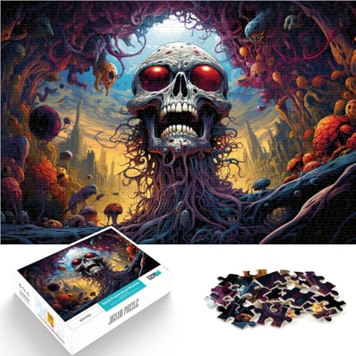 2000-teiliges Puzzle für Erwachsene, „Der Höllendämon erwacht“, Spiele, Spielzeug, Geschenk, Lernspiel zum Geburtstag, Weihnachten, 27,56 x 39,37 Zoll 2000-teiliges Puzzle für Erwachsene, „Der Höllendämon erwacht“, Spiele, Spielzeug, Geschenk, Lernspiel zum Geburtstag, Weihnachten, 27,56 x 39,37 Zoll von SYUNFEI
