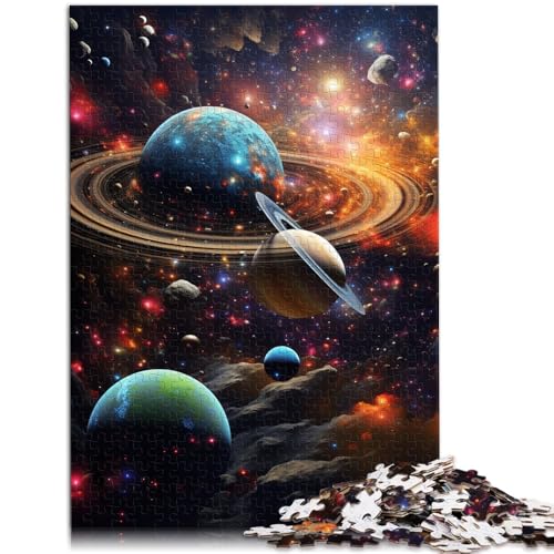 1000-teiliges Puzzle für Erwachsene, Universum-Spiel, Spielzeug für die Familie, Geschenk, Herausforderung der Gehirnintelligenz, süchtig machendes Spielzeug,38x52cm, von SYUNFEI