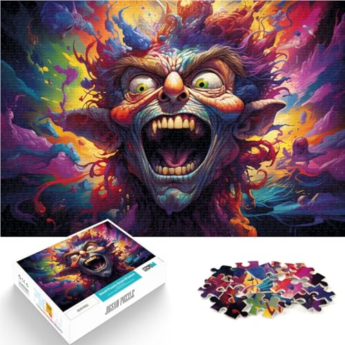 1000-teiliges Puzzle für Erwachsene, clevere Elfenkobolde, Quizspiel, Wanddekoration, einzigartige Geburtstags, 50 x 75 cm, für 14-Jährige 1000-teiliges Puzzle für Erwachsene, clevere Elfenkobolde, Quizspiel, Wanddekoration, einzigartige Geburtstags, 50 x 75 cm, für 14-Jährige von SYUNFEI