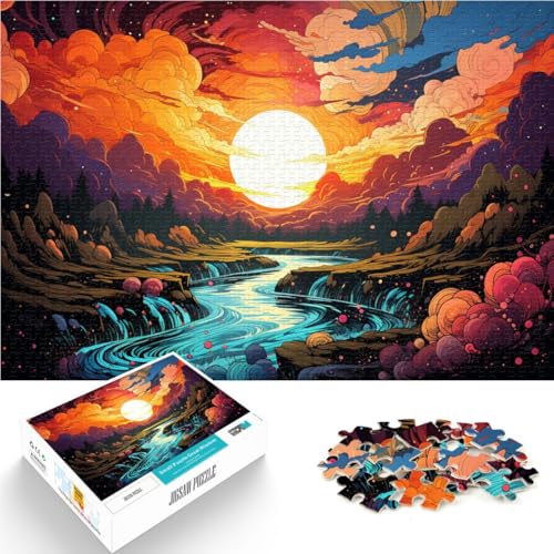 Puzzle für Erwachsene mit 2000 Teilen, wunderschöne Landschaft, Denksportaufgabe für Lernspiel zum Geburtstag, Weihnachten, 70 x 100 cm Puzzle für Erwachsene mit 2000 Teilen, wunderschöne Landschaft, Denksportaufgabe für Lernspiel zum Geburtstag, Weihnachten, 70 x 100 cm von SYUNFEI