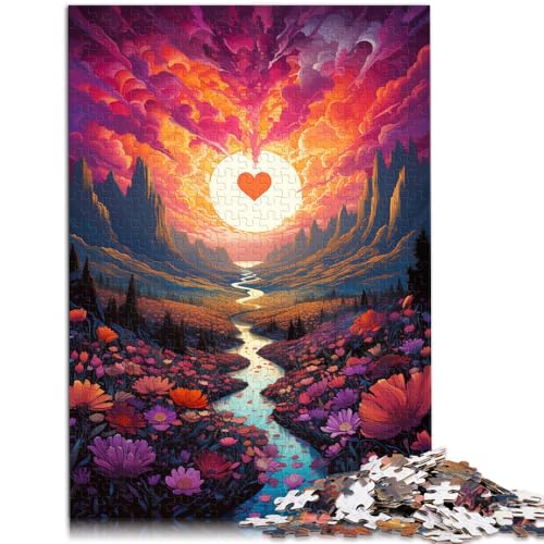 Puzzle für Erwachsene 1000 Teile ätherische Liebeslandschaften Relax Games ganze Familie 14,96 Zoll x 20,47 Zoll von SYUNFEI