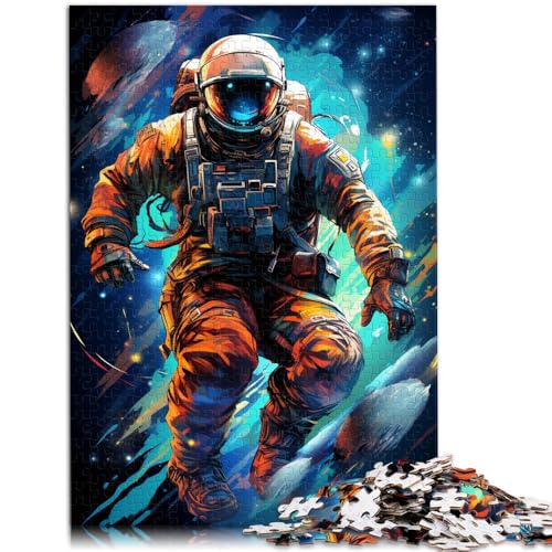 Puzzle mit 1000 Teilen für Erwachsene, Astronauten Spielen im Weltraum, anspruchsvolles Spiel, Lernspiel für Geburtstag, Weihnachten,38x52cm Puzzle mit 1000 Teilen für Erwachsene, Astronauten Spielen im Weltraum, anspruchsvolles Spiel, Lernspiel für Geburtstag, Weihnachten,38x52cm von SYUNFEI