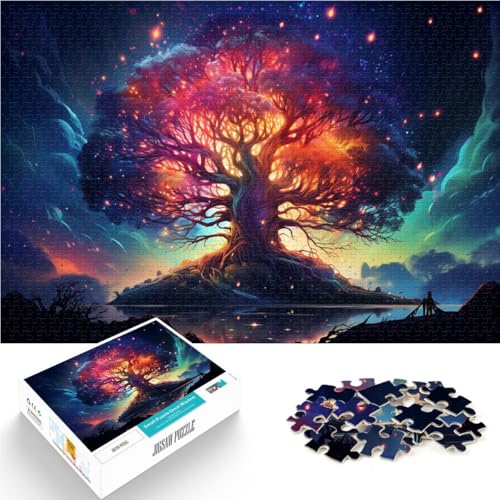 2000-teiliges Puzzle für Erwachsene, Baum des Lebens unter Sternenlicht, Quizspiel, Eltern-Kind-Interaktion, 70 x 100 cm, für Teenager ab 14 Jahren von SYUNFEI