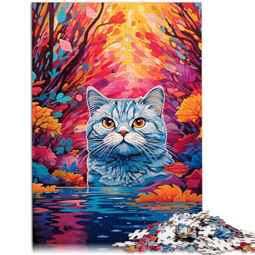 Puzzle für Erwachsene, 2000 Teile, Britisch Kurzhaarkatze, Denkspiel, Weihnachtswunschliste mit Weihnachtsmann, 70 x 100 cm, für Teenager ab 14 Jahren Puzzle für Erwachsene, 2000 Teile, Britisch Kurzhaarkatze, Denkspiel, Weihnachtswunschliste mit Weihnachtsmann, 70 x 100 cm, für Teenager ab 14 Jahren von SYUNFEI