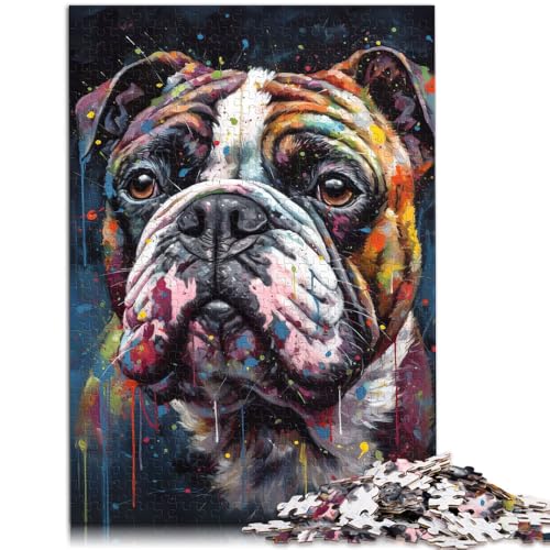 Puzzle für Erwachsene, 1000 Teile, Bulldoggenmalerei, Quizspiel, anspruchsvoll, Aber unterhaltsam und humorvoll,50x75cm, für Teenager ab 14 Jahren Puzzle für Erwachsene, 1000 Teile, Bulldoggenmalerei, Quizspiel, anspruchsvoll, Aber unterhaltsam und humorvoll,50x75cm, für Teenager ab 14 Jahren von SYUNFEI