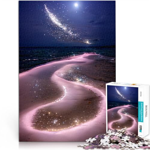 Puzzle für Erwachsene, 1000 Teile, Traumstrand-Spiel, Spielzeug für die ganze Familie, Geschenk, ganze Familie, 10,27 x 14,96 Zoll von SYUNFEI