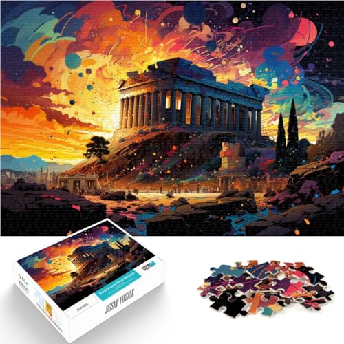 Puzzle für Erwachsene mit 2000 Teilen, das Akropolis-Museum, pädagogische Herausforderung, Lernspiel für Geburtstag, Weihnachten, 70 x 100 cm von SYUNFEI