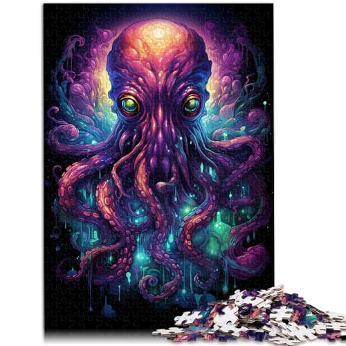 1000-teiliges Puzzle für Erwachsene, der kosmische Oktopus, anspruchsvolles Spiel, tolles Geschenk für Spiele,38x52cm, für Teenager ab 14 Jahren von SYUNFEI