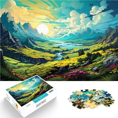 Puzzle für Erwachsene, 2000 Teile, die grünen Hügel von Irera, Denkspiel, tolles, 69 x 90 cm, für Teenager ab 14 Jahren Puzzle für Erwachsene, 2000 Teile, die grünen Hügel von Irera, Denkspiel, tolles, 69 x 90 cm, für Teenager ab 14 Jahren von SYUNFEI