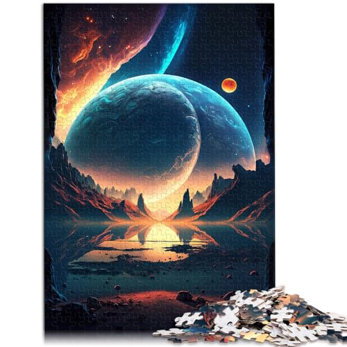 2000-teiliges Puzzle für Erwachsene, „Morgendämmerung der Sterne“, Landschafts-Quizspiel, Stressabbau, Urlaub zu Hause, Zeitvertreib, 70 x 100 cm, für Teenager ab 14 Jahren von SYUNFEI