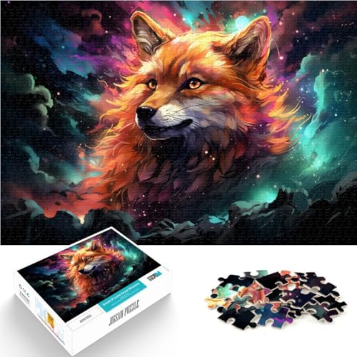 Puzzle für Erwachsene mit 1000 Teilen, Fuchs-Weltraum, Denkspiel, Familienspiel, Stressabbau, schwieriges Herausforderungspuzzle, 19,7 x 29,5 Zoll Puzzle für Erwachsene mit 1000 Teilen, Fuchs-Weltraum, Denkspiel, Familienspiel, Stressabbau, schwieriges Herausforderungspuzzle, 19,7 x 29,5 Zoll von SYUNFEI
