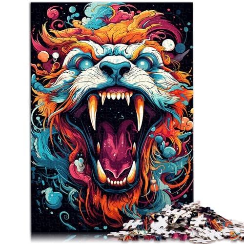 Puzzle für Erwachsene, 1000 Teile, Dämon, Lernspielzeug, Familienspiel, Stressabbau, schwieriges Herausforderungspuzzle, 10,27 x 14,96 Zoll Puzzle für Erwachsene, 1000 Teile, Dämon, Lernspielzeug, Familienspiel, Stressabbau, schwieriges Herausforderungspuzzle, 10,27 x 14,96 Zoll von SYUNFEI