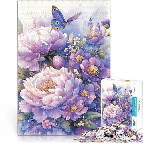 Puzzle für Erwachsene, 2000 Teile, Blumen- und Schmetterlings-Entspannungsspiele, Weihnachtswunschliste mit Weihnachtsmann, 70 x 100 cm, von SYUNFEI