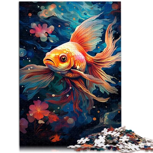 Puzzle für Erwachsene, 2000 Teile, Goldfisch, Sternenhimmel, Familienaktivitätspuzzle, stärkt die Liebe zwischen Paaren, 70 x 100 cm, für 14-Jährige von SYUNFEI
