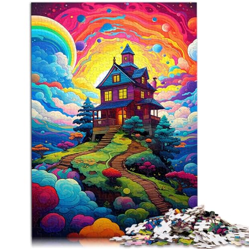 Puzzle für Erwachsene, 1000 Teile, Psychedelischer Hüttenhimmel, Spiele, Spielzeug, Geschenk, ganze Familie, 10,27 x 14,96 Zoll Puzzle für Erwachsene, 1000 Teile, Psychedelischer Hüttenhimmel, Spiele, Spielzeug, Geschenk, ganze Familie, 10,27 x 14,96 Zoll von SYUNFEI