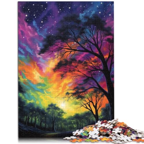 Puzzle für Erwachsene, 1000 Teile, klarer Himmel mit voller Sternenwelt, Quizspiel ganze Familie, 14,96 Zoll x 20,47 Zoll von SYUNFEI