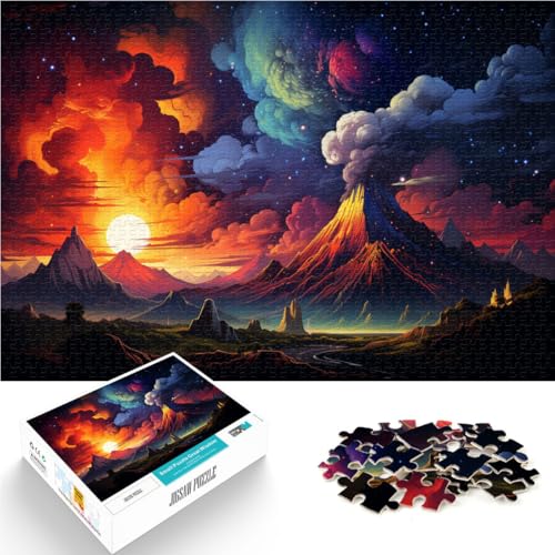 Puzzle für Erwachsene mit 1000 Teilen „Kosmische Vulkane“, Denkspiel für die ganze Familie, 38x52cm Puzzle für Erwachsene mit 1000 Teilen „Kosmische Vulkane“, Denkspiel für die ganze Familie, 38x52cm von SYUNFEI