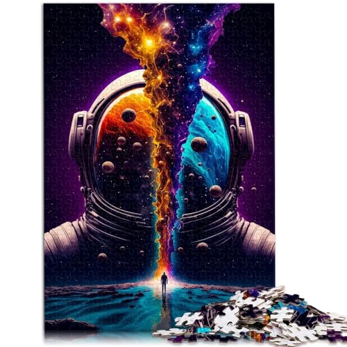 Puzzle für Erwachsene mit 1000 Teilen, kosmischer Astronaut, Denkspiel, einzigartiges Geburtstags, 38x52cm, für Teenager ab 14 Jahren von SYUNFEI