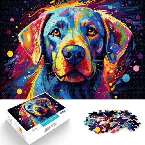 Puzzle für Erwachsene, 1000 Teile, Labrador CAC AFS, Kunst-Denkspiel für Lernspiele zum Geburtstag, Weihnachten, 14,96 x 20,47 Zoll von SYUNFEI